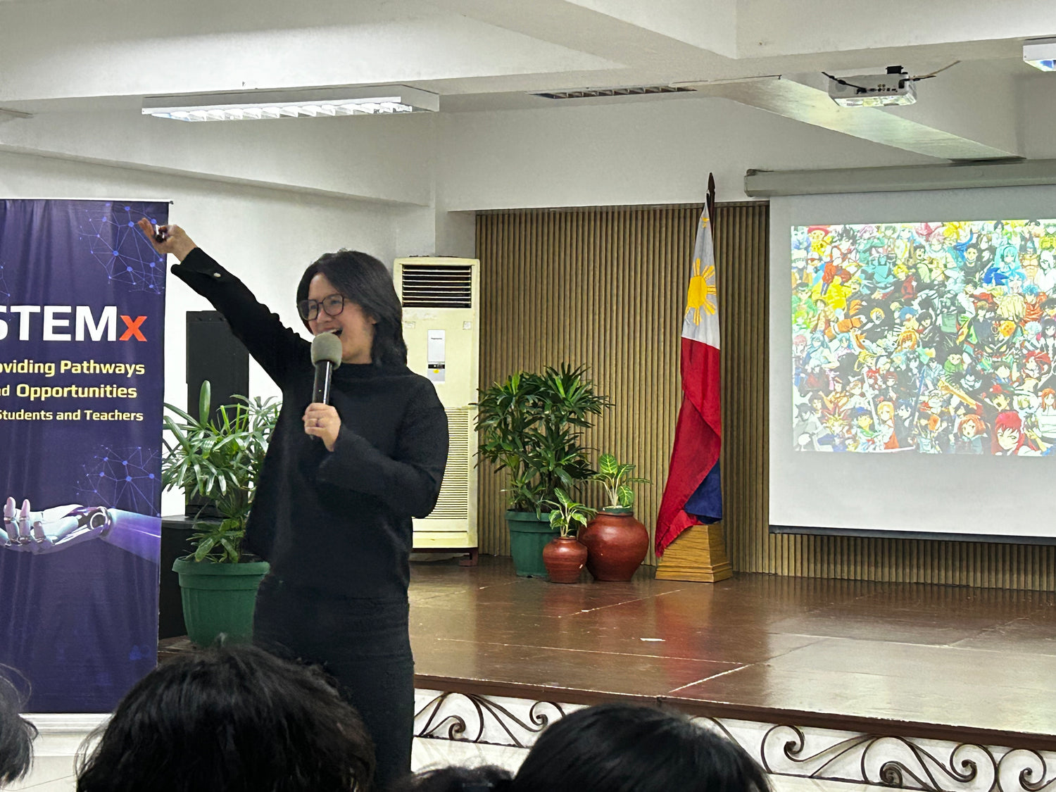 Jay presenting at STEMx.